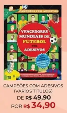 Livraria Leitura Campeões com adesivos (vários títulos) oferta