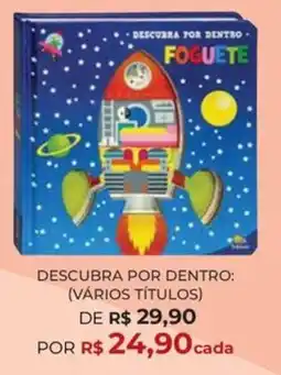 Livraria Leitura descubra por dentro: foguete oferta