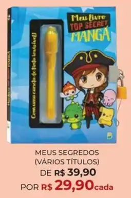 Livraria Leitura meus segredos (vários títulos) oferta