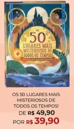 Livraria Leitura os 50 lugares mais misteriosos de todos os tempos oferta