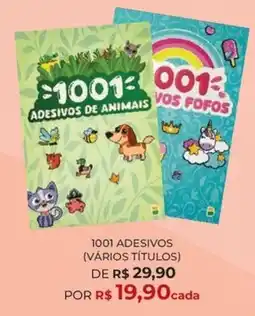 Livraria Leitura 1001 adesivos de animais oferta