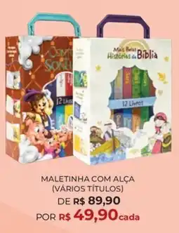 Livraria Leitura Maletinha com alça (vários títulos) oferta