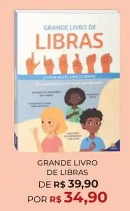 Livraria Leitura Grande livro de libras oferta
