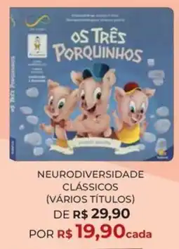 Livraria Leitura os três porquinhos oferta