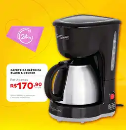 Casa e Vídeo cafeteira elétrica black & decker oferta