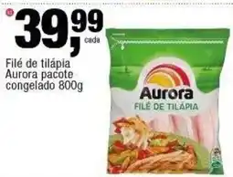 Frangolândia Filé de tilápia aurora pacote congelado oferta
