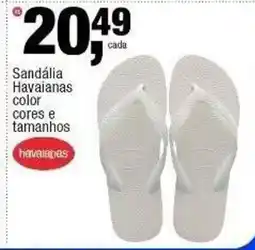 Frangolândia Sandália havaianas oferta