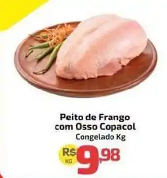 Supermercado Jacomar Peito de Frango com Osso Copacol oferta
