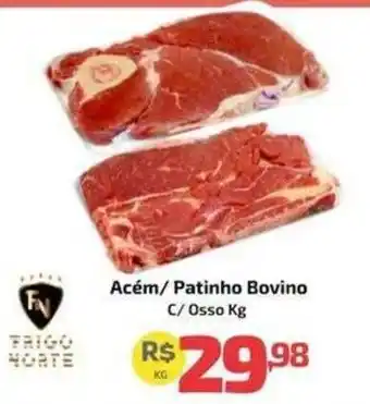 Supermercado Jacomar Acém/ Patinho Bovino oferta