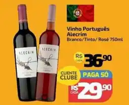 Supermercado Jacomar Vinho Português Alecrim oferta