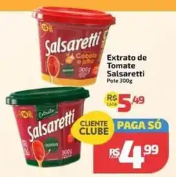 Supermercado Jacomar Extrato de Tomate Salsaretti oferta
