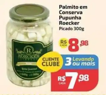 Supermercado Jacomar Palmito em conserva pupunha roecker picado oferta