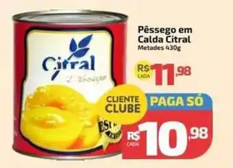 Supermercado Jacomar Pêssego em Calda Citral oferta