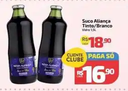 Supermercado Jacomar Suco Aliança Tinto/Branco oferta