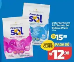 Supermercado Jacomar Detergente em pó girando sol optical wash oferta