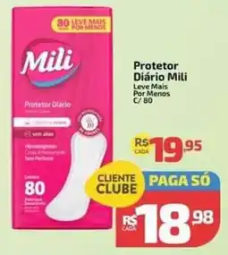 Supermercado Jacomar Protetor Diário Mili oferta