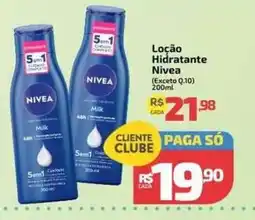 Supermercado Jacomar Loção hidratante nivea oferta