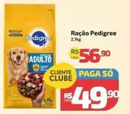 Supermercado Jacomar Ração pedigree adulto oferta