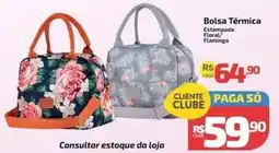 Supermercado Jacomar Bolsa Térmica Estampada Floral/Flamingo oferta