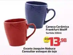 Supermercado Jacomar Caneca Cerâmica Frankfurt Wolff oferta