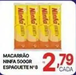 Supermercados Santa Helena Macarrão ninfa espaguete n°8 oferta