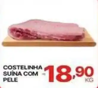 Supermercados Santa Helena Costelinha suína com pele oferta