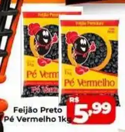 Super Rede Atacadista Feijão preto pé vermelho oferta