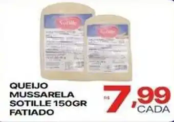 Supermercados Santa Helena Queijo mussarela sotille fatiado oferta