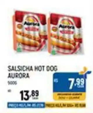 Supermercado Guará Salsicha hot dog aurora oferta