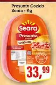 Rede Supermarket Presunto Cozido Seara kg oferta
