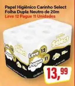 Rede Supermarket Papel Higiênico Carinho Select oferta
