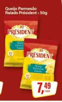 Rede Supermarket Queijo parmesão ralado Président oferta