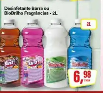 Rede Supermarket Desinfetante Barra ou BioBrilho Fragrâncias oferta