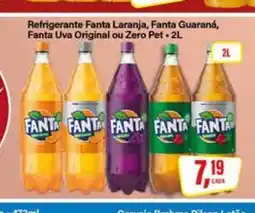 Rede Supermarket Refrigerante Fanta Laranja, Fanta Guaraná, Fanta Uva Original ou Zero Pet oferta