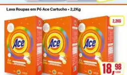 Rede Supermarket Lava Roupas Em Pó Ace Cartucho oferta