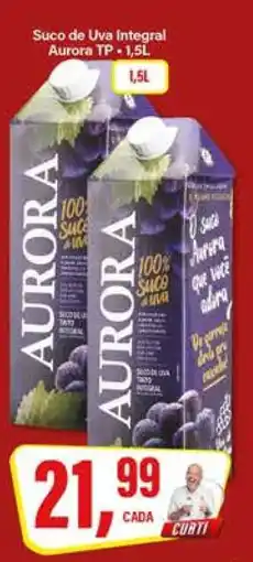 Rede Supermarket Suco de Uva Integral Aurora TP - 1,5L oferta