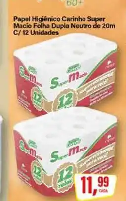 Rede Supermarket Papel Higiênico Carinho Super Macio oferta
