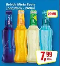Rede Supermarket Bebida Mista Beats Long Neck oferta