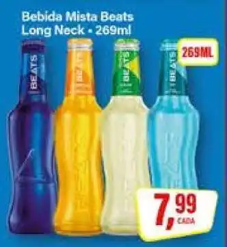 Rede Supermarket Bebida Mista Beats Long Neck oferta