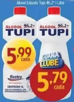Supermercados Guanabara Alcool liquido tupi 46.2° oferta
