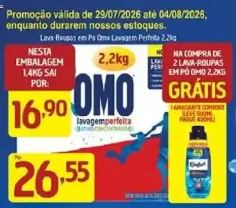 Supermercados Guanabara Lava-Roupas em Pó Omo Lavagem Perfeita oferta
