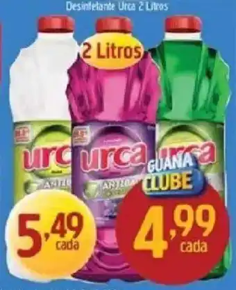 Supermercados Guanabara Desinfetante urca 2 litros oferta