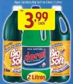 Supermercados Guanabara Água Sanitária Big Soft ou Coral oferta