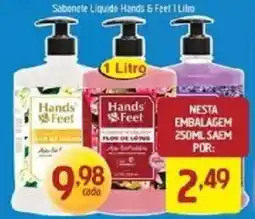 Supermercados Guanabara Sabonete liquido hands & feet oferta