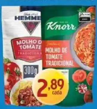 Supermercados Guanabara molho de tomate tradicional oferta