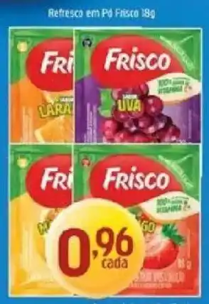 Supermercados Guanabara Refresco em Pó Frisco 18g oferta
