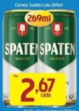 Supermercados Guanabara Cerveja Spaten Lata oferta