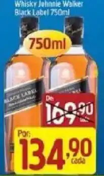 Supermercados Guanabara Whisky Johnnie Walker Black Label oferta