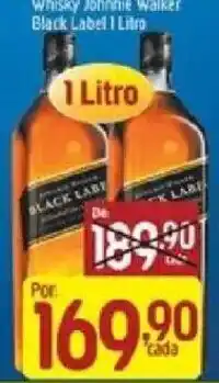 Supermercados Guanabara Whisky Johnnie Walker Black Label 1 Litro oferta