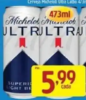 Supermercados Guanabara Cerveja michelob ultra latão oferta